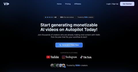 VidAI alternative: Autovirality vs VidAI